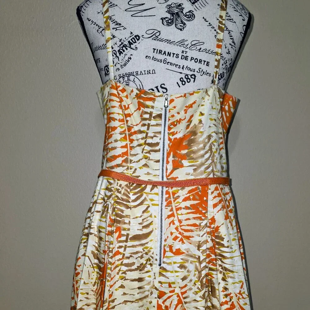 Julian Taylor Sleeveless Print Dress - Picture 4 of 5